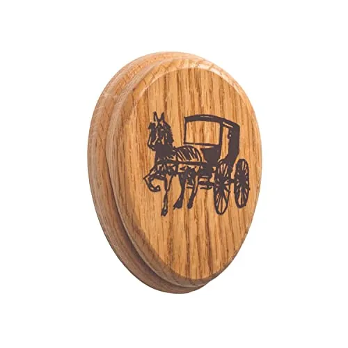 oak towel holder amish design