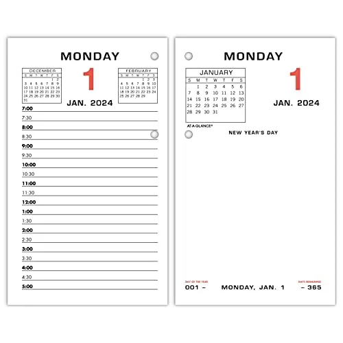 at glance calendar loose leaf e0175024