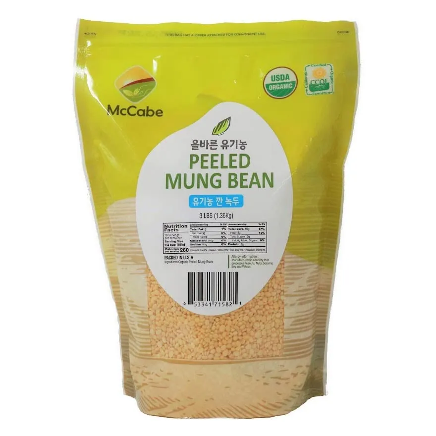 mccabe organic peeled mung bean