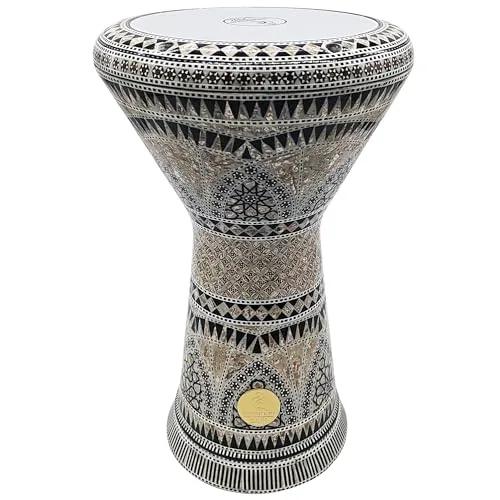 the gawharet el fan 18 5 darbuka doumbek drum sombaty size with mother of pearl eridanus