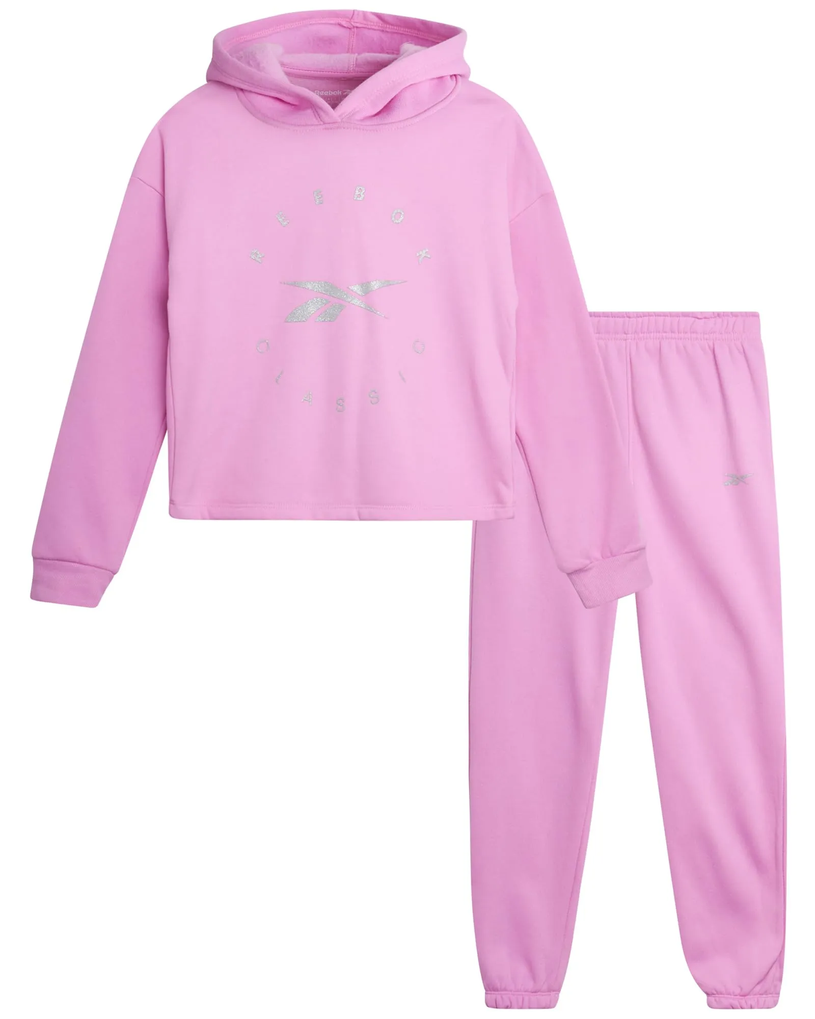 reebok girls sweatsuit set sweatpants
