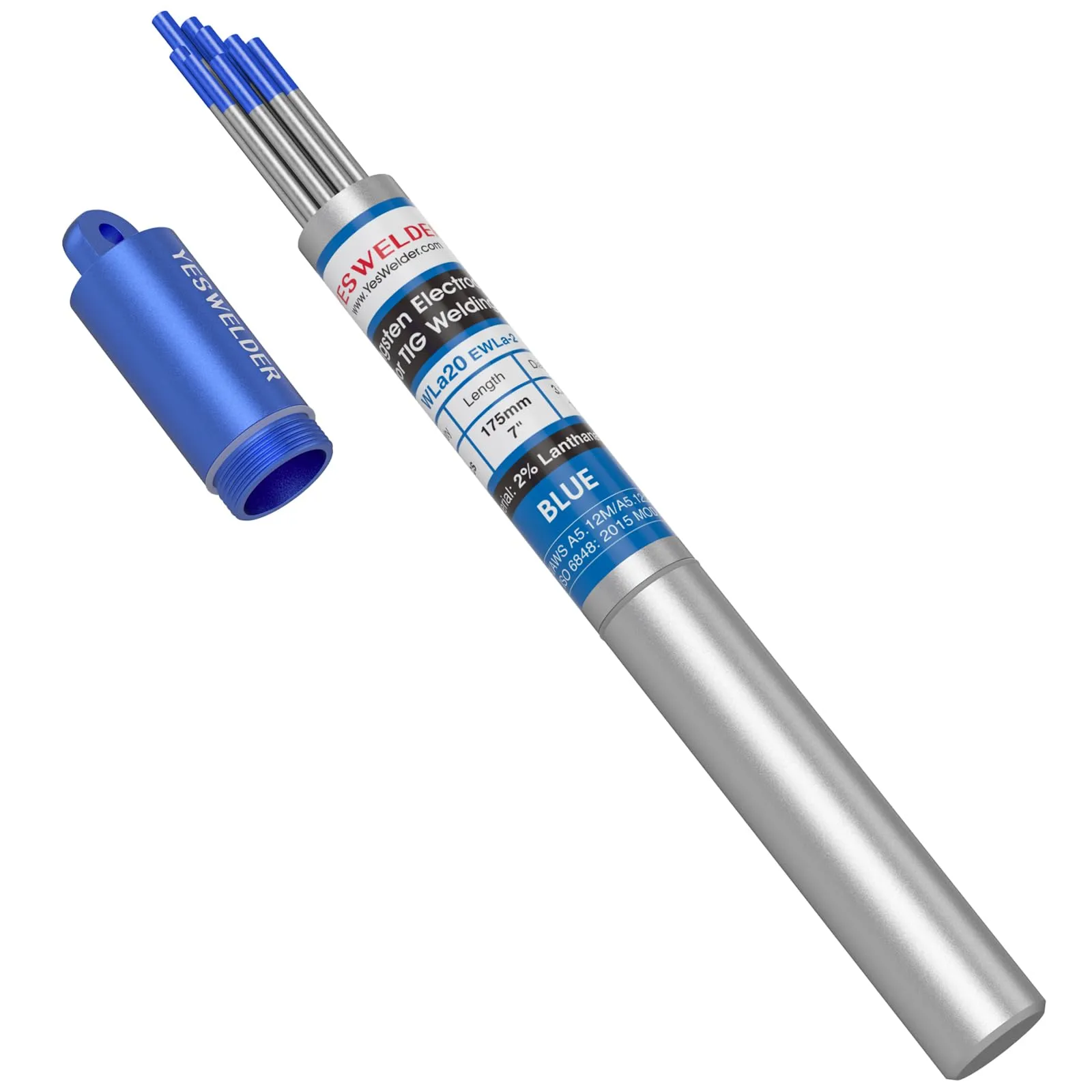 welding tungsten electrode lanthanated yeswelder