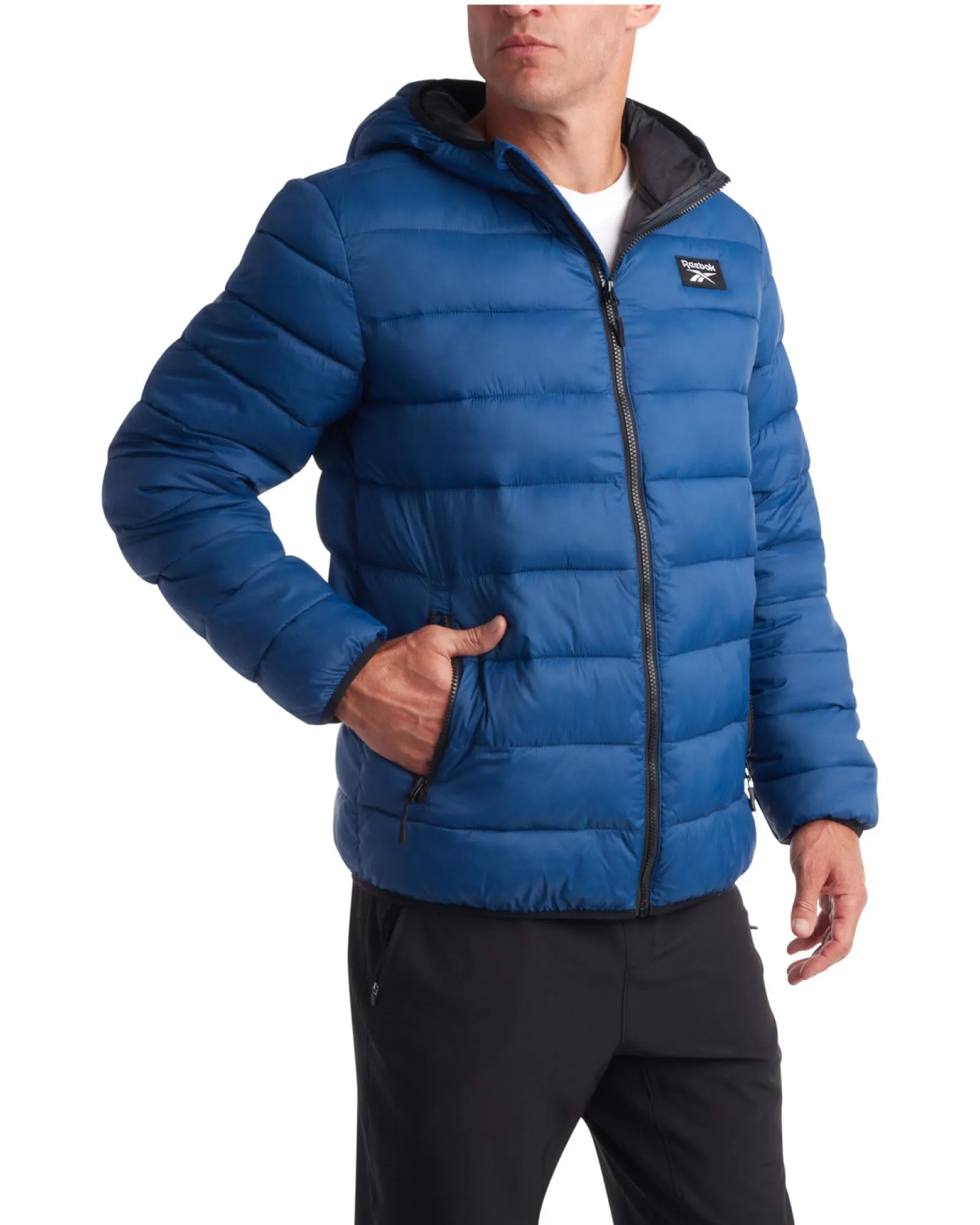 reebok mens jacket lightweight insulated