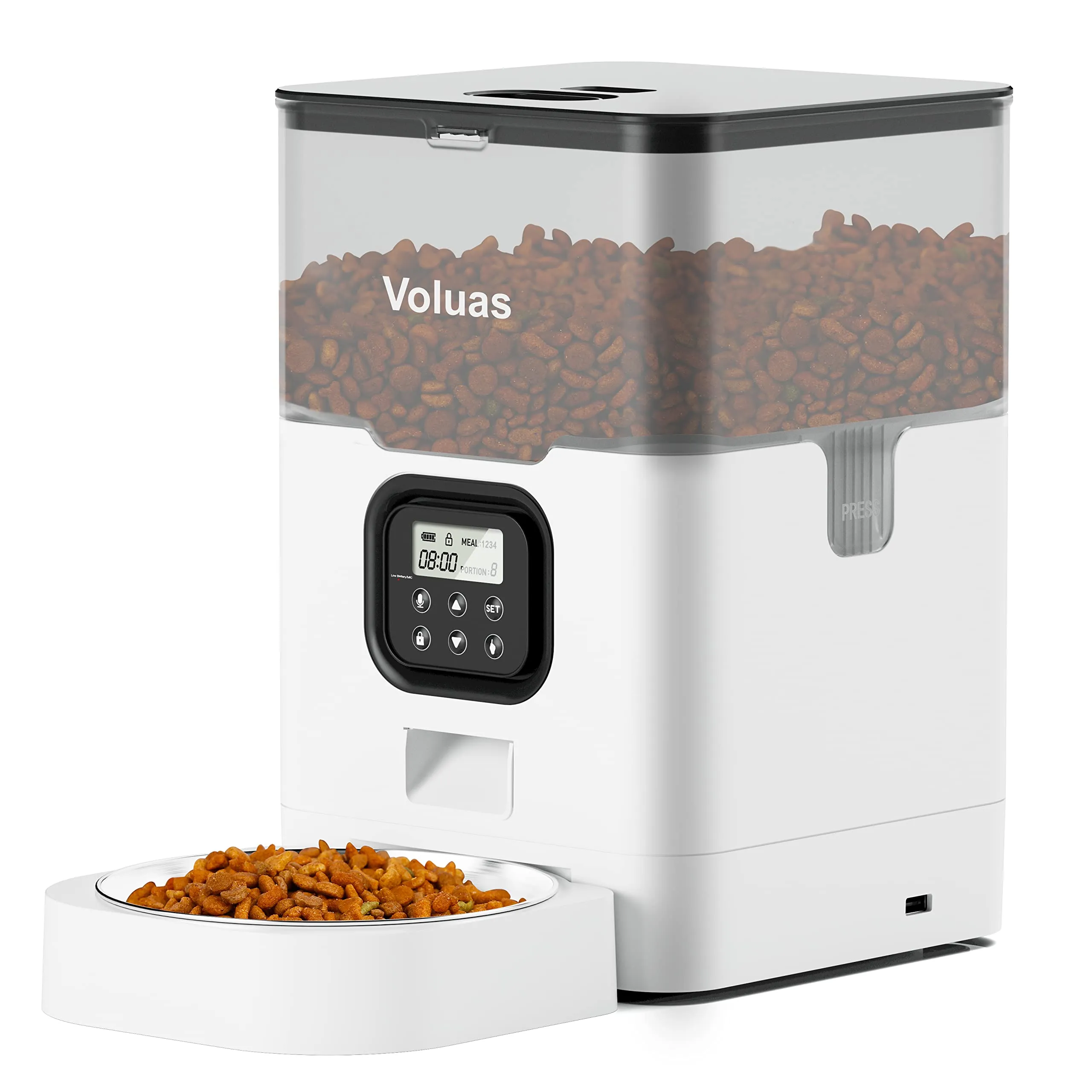 voluas automatic cat feeders dispenser