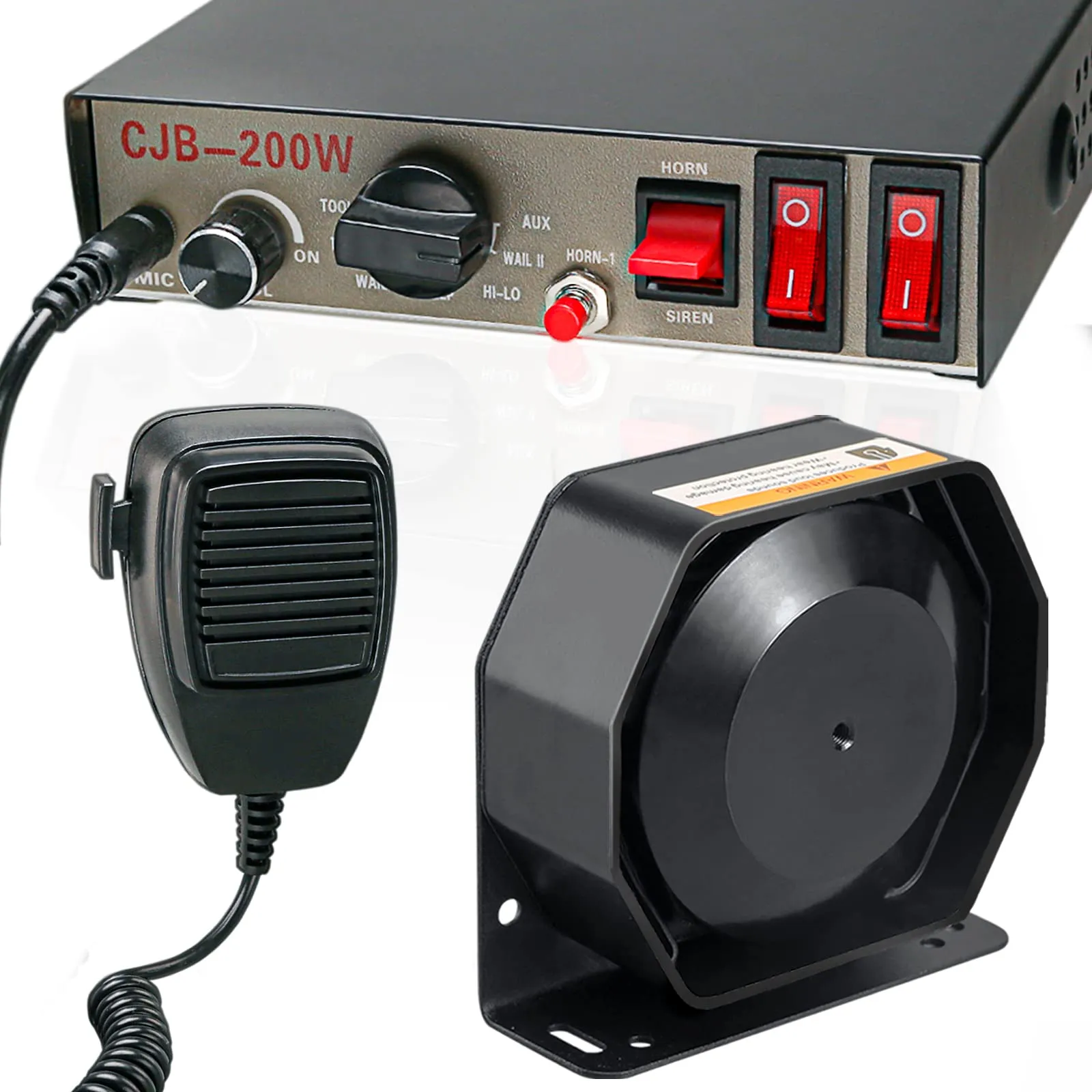 booyu emergency microphone hands free firefighter