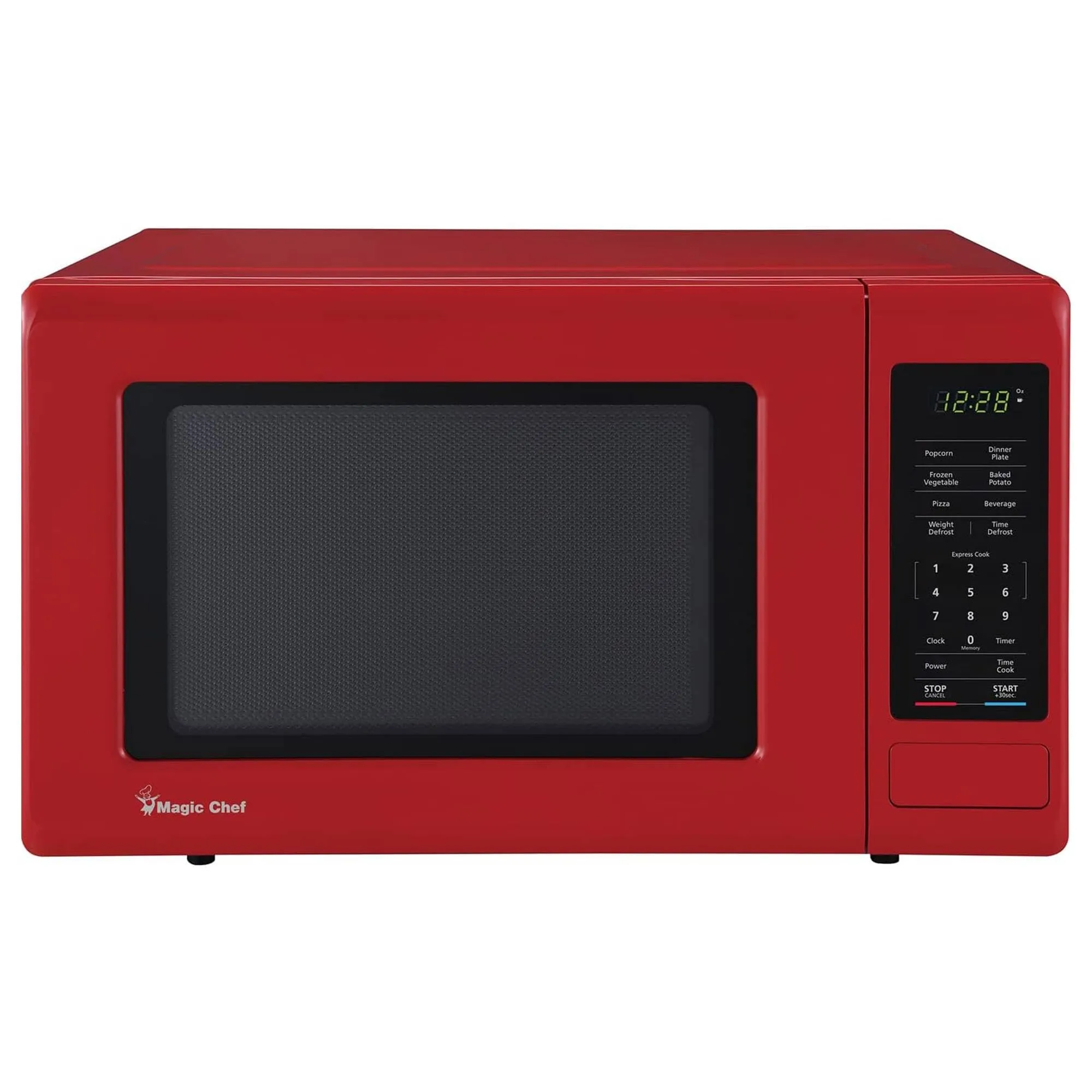 magic chef mc99mr microwave red