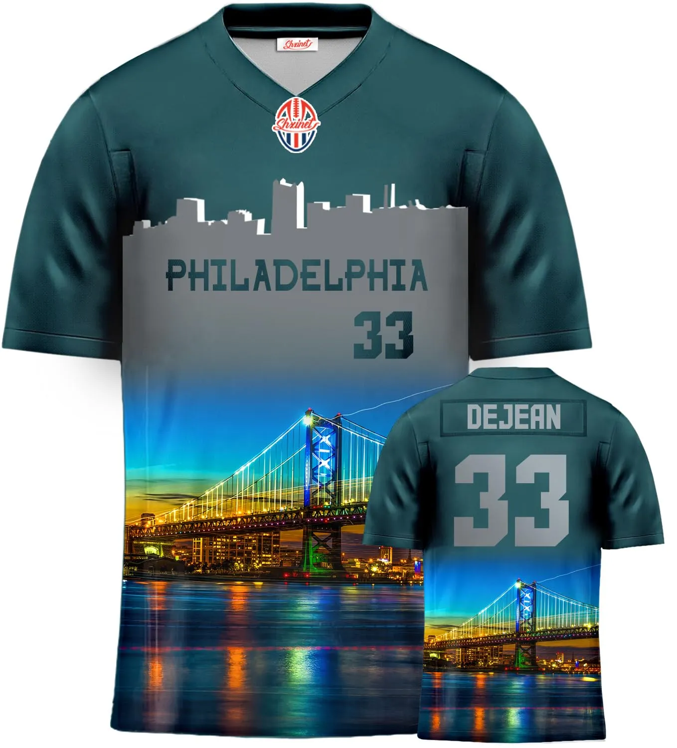 unipeach youth football stitched jerseys